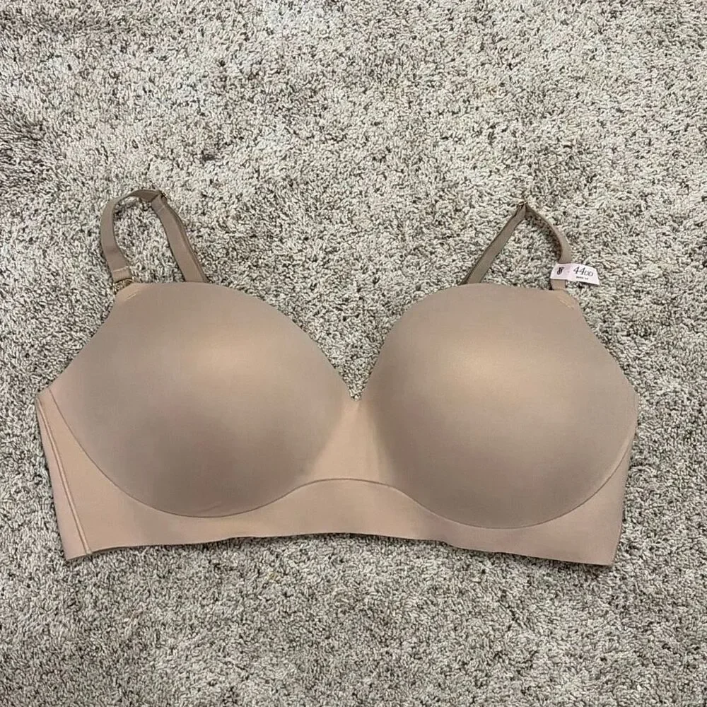 NWT Victoria’s Secret Padded No Wire Bra Nude‎ Beige Size 44DD